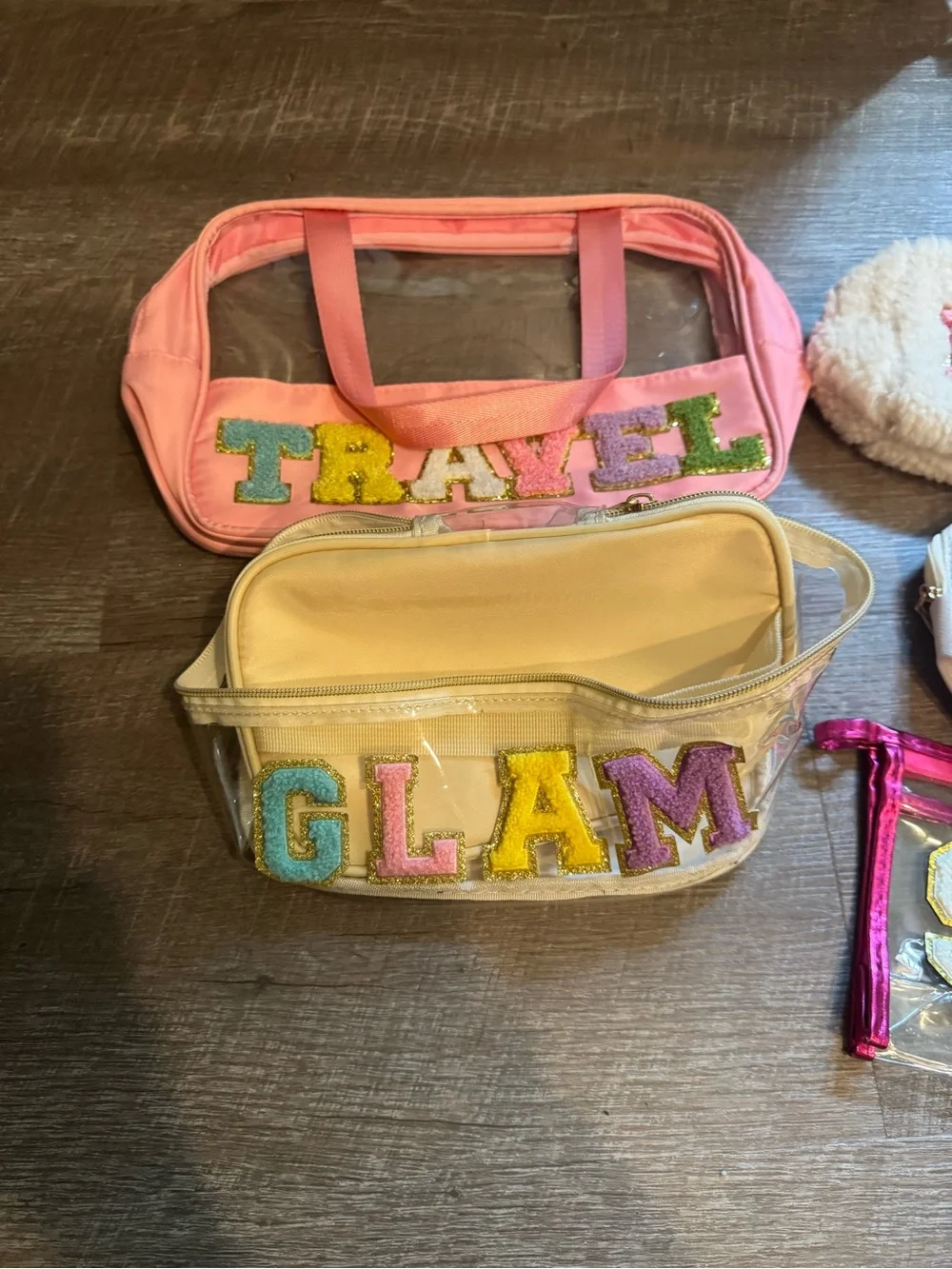 Set of 7 Patch Letter Bags